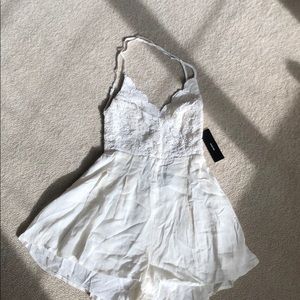 Lulus White short romper